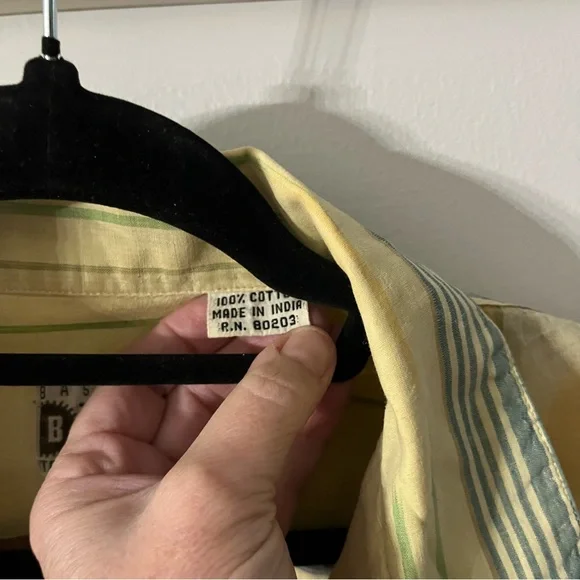 Vintage Shirt Multicolor Abstract Pattern Retro Short Sleeve Pastel Color Size M - Picture 5 of 10